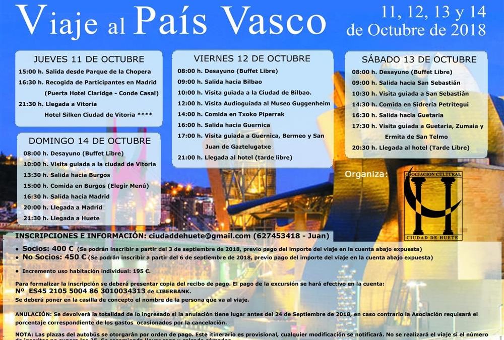 Viaje al País Vasco – 2018